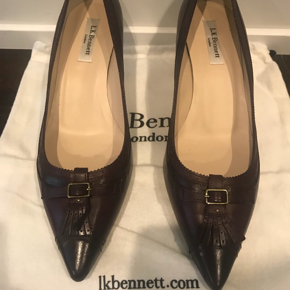 100% authentic L.K. Bennett Kitten Heels